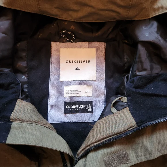 Quicksilver Mens Raft Ski/Snowboard Jacket - Picture 3 of 7